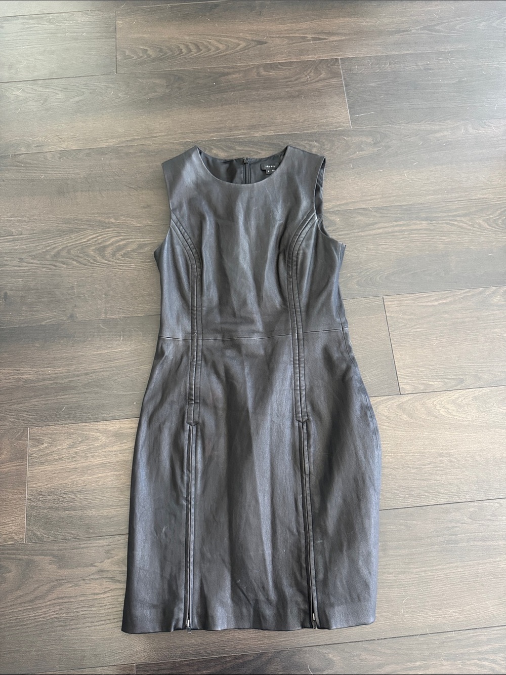 Theory Black Leather Dress 6